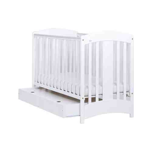 Patut Eurogloria Natalia cu sertar Alb + Saltea Cocos 10 Cm