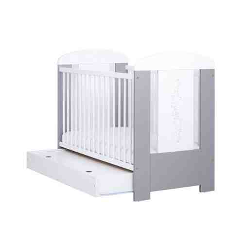 Patut Eurogloria Stars cu sertar Silver + Saltea Cocos 7 Cm