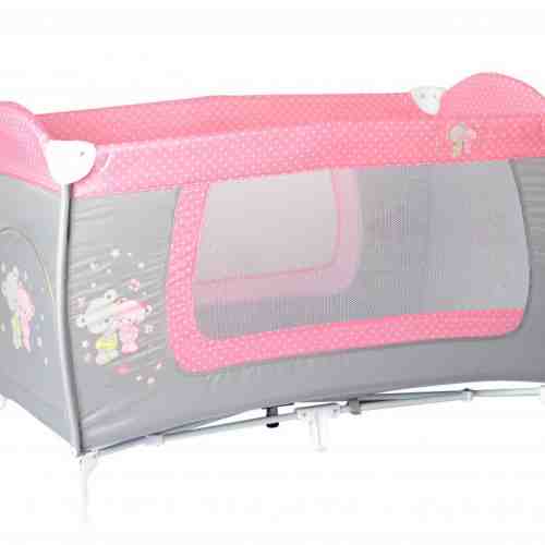 Patut Pliant Danny 1 nivel Grey Pink Za Za