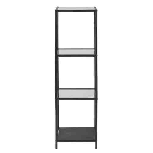 Raft din metal si sticla Seaford Black