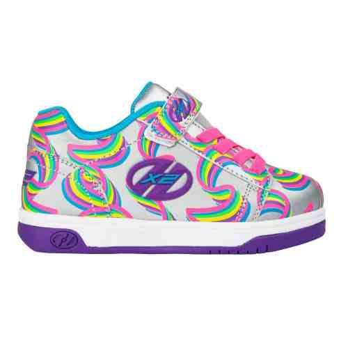 Role Heelys Dual Up Gri cu Mov 35