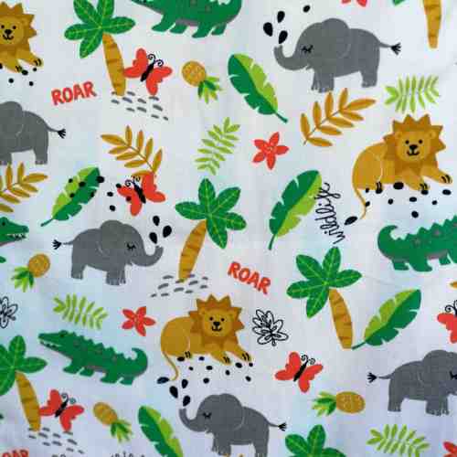 Sac de dormit 0.5 tog Animale Tropicale 70 cm