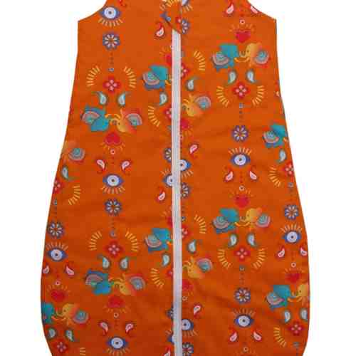 Sac de dormit 2.5 tog Jocul Elefantilor portocaliu 85 cm