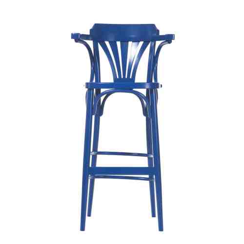 Scaun de bar din lemn de fag 135 Blue
