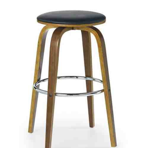 Scaun de bar tapitat cu piele ecologica H-39
