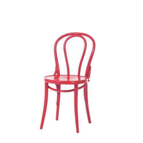 Scaun din lemn de fag 18 Red, l41xA51,5xH84 cm