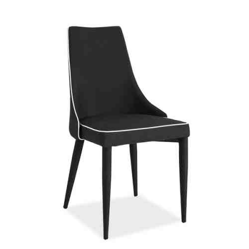 Scaun tapitat cu stofa Soren Negru