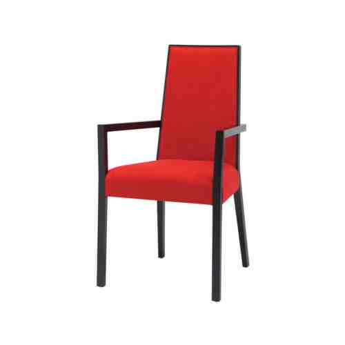 Scaun tapitat din lemn de fag Paris Red