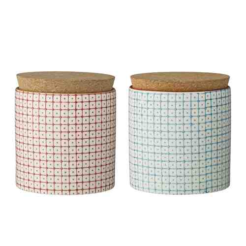Set 2 cutii ceramice Carla