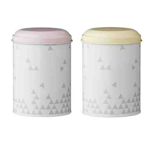 Set 2 cutii pentru cafea/ceai Alberte