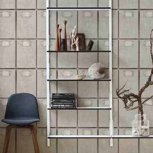 Set 3 role Tapet Imprimat Digital Fabric Covers Taupe
