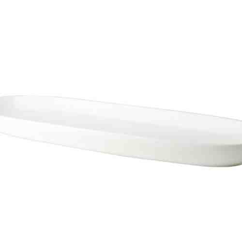 Set 4 Platouri pentru paine White Basics Bread Alb, Portelan, 40 cm