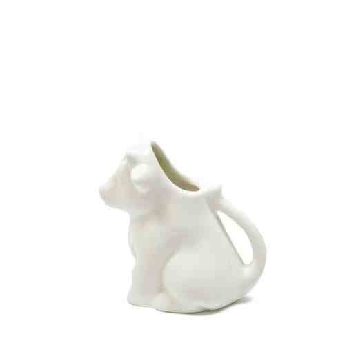 Set 6 Latiere White Basics Milk Jug Alb, Portelan, 100 ml