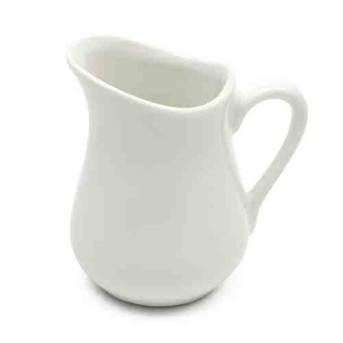 Set 6 Latiere White Basics Milk Jug Alb, Portelan, 110 ml