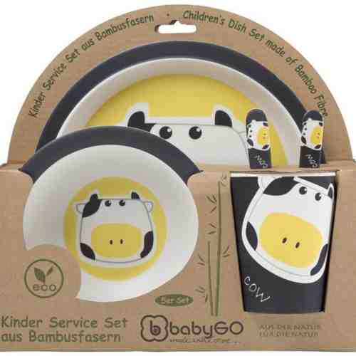 Set alimentatie Bamboo Cow 5 piese