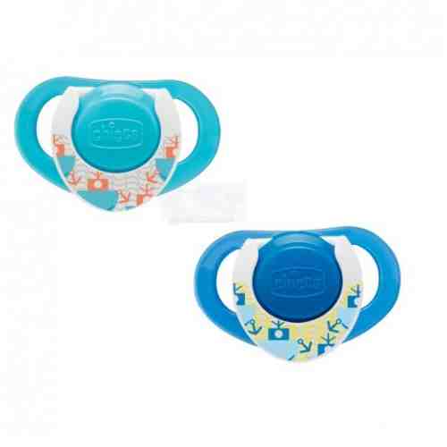 Suzeta silicon Physio forma ergonomica 12luni+ bleu