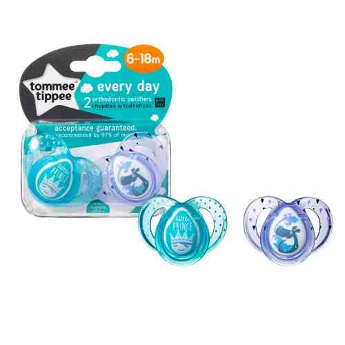 Suzete Anytime Tommee Tippee 6-18 Luni 2 buc Dragon