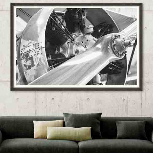 Tablou Framed Art Classic Wood Propeller