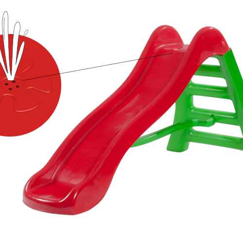 Tobogan gigant Big Funny Slide cu sistem de apa lungime 2 metri