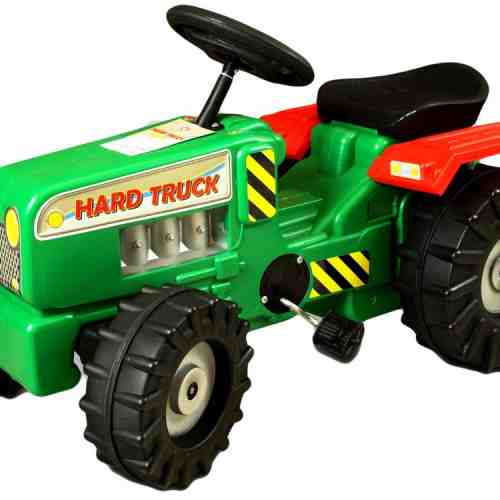 Tractor cu pedale Hard Truck green