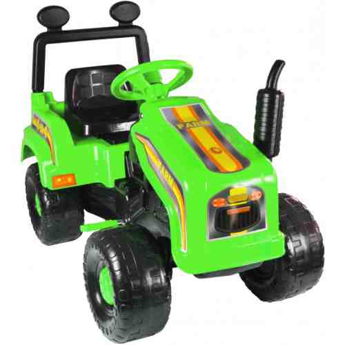 Tractor cu pedale si remorca Mega Farm green