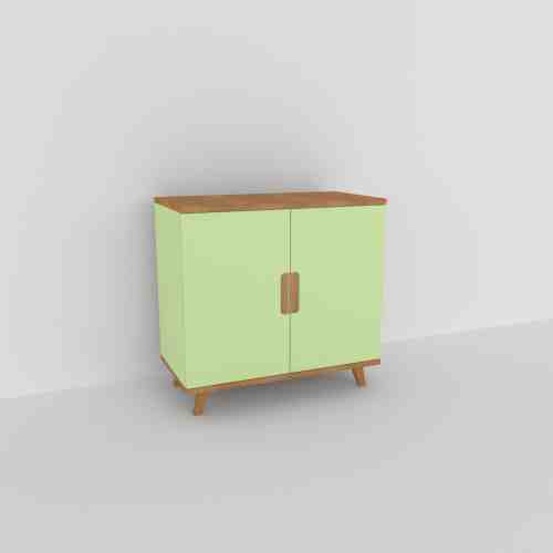 Cabinet pentru copii cu 2 usi Colorland Green