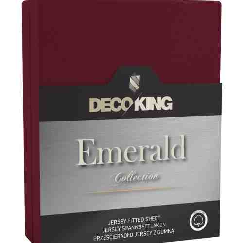 Cearceaf pentru saltea cu elastic Emerald Burgundy
