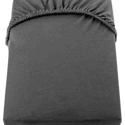 Cearceaf pentru saltea cu elastic Nephrite Dark Grey