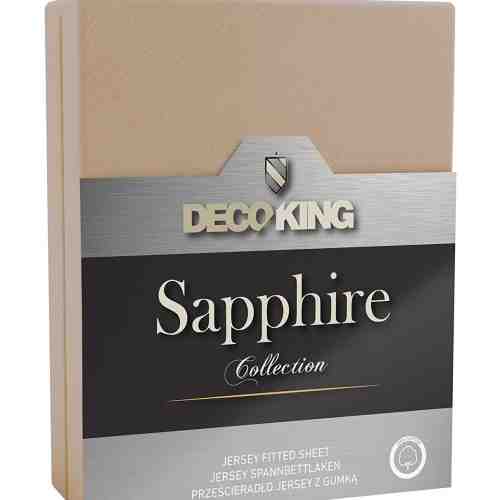 Cearceaf pentru saltea cu elastic Sapphire Beige