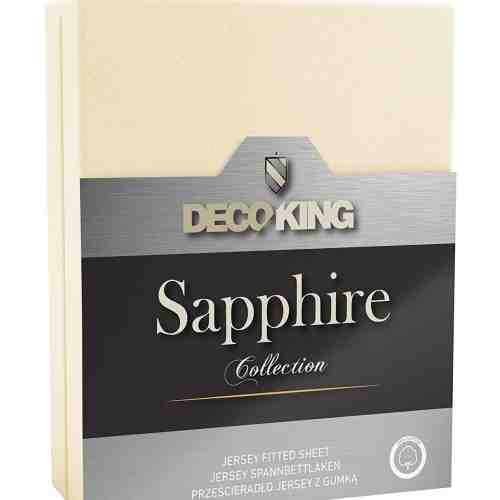 Cearceaf pentru saltea cu elastic Sapphire Ecru