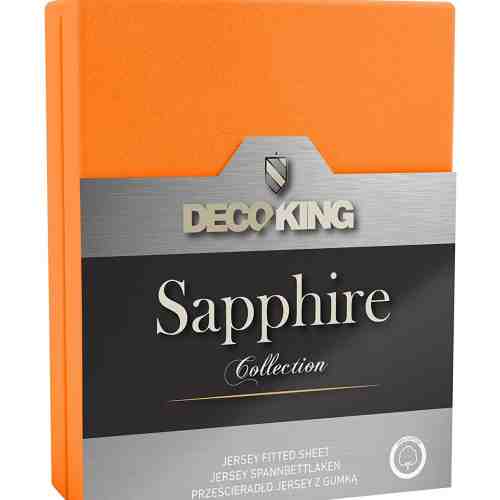 Cearceaf pentru saltea cu elastic Sapphire Orange