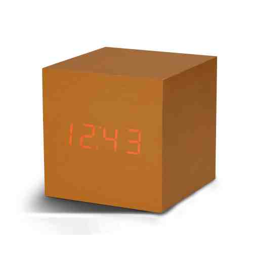 Ceas inteligent Cube Click Clock Copper/Red