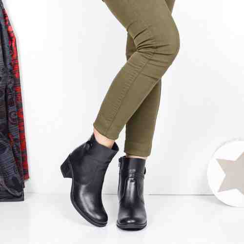 Cizme Piele Viera negre