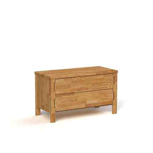 Comoda din lemn masiv de stejar natural Koli, L100xl47xh59 cm