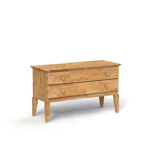 Comoda din lemn masiv de stejar natural Odys, L112xl45xh66 cm