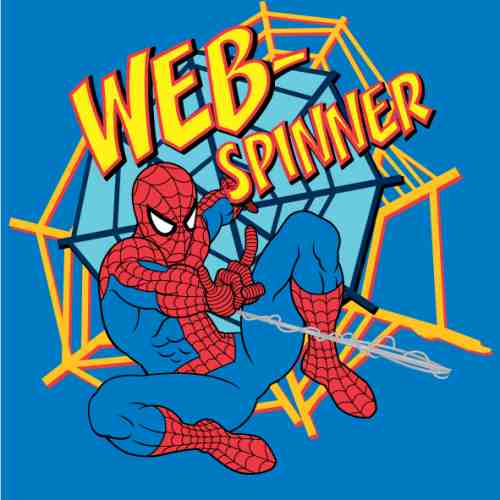 Covor Disney Kids Spider Man Web Spinner, Imprimat Digital