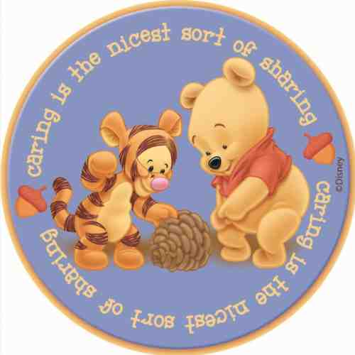 Covor Kids Baby Pooh Blue, Imprimat Digital