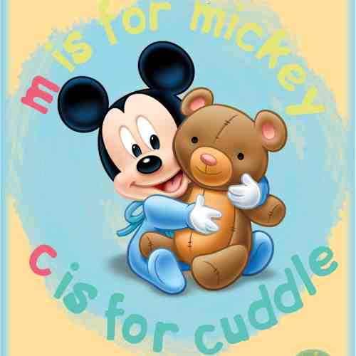 Covor Kids Mickey Babies, Imprimat Digital