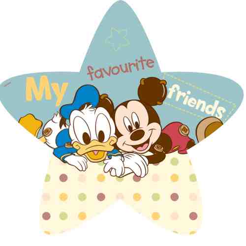 Covor Kids Mickey Babies Steluta, Imprimat Digital