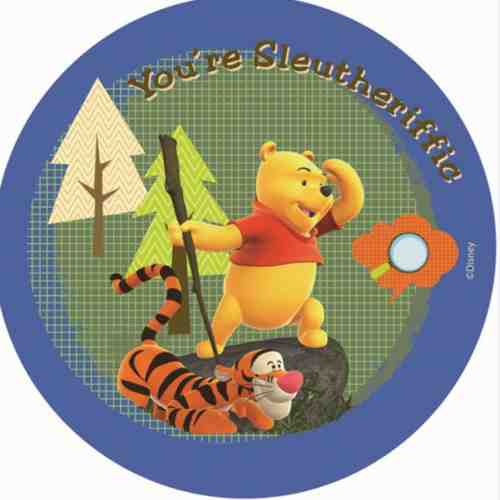 Covor Kids Tigger & Pooh Blue, Imprimat Digital