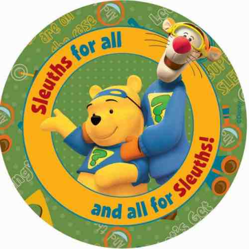 Covor Kids Tigger & Pooh Green, Imprimat Digital