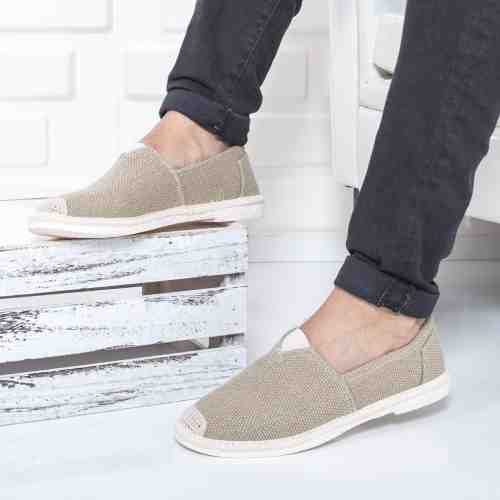 Espadrile Bamoli maro deschis