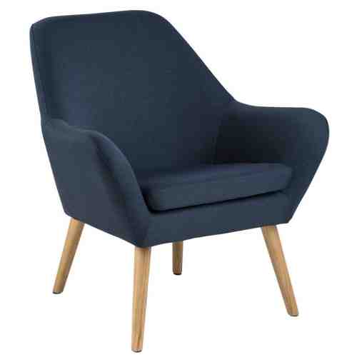 Fotoliu tapitat Astro Dark Blue