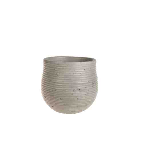 Ghiveci ceramic Atmosphere Light Grey, Ø 18 cm