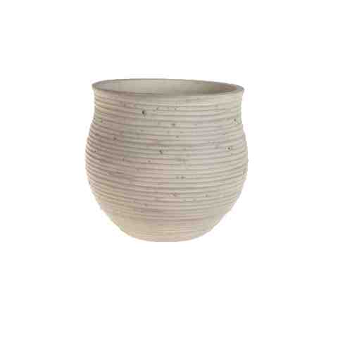 Ghiveci ceramic Atmosphere Light Grey, Ø 19,5 cm