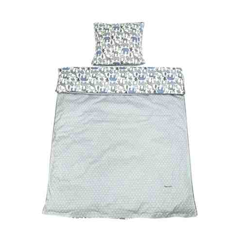 Lenjerie de pat copii Cotton Junior Grey Animal