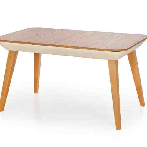 Masa din lemn de fag si MDF Orchid, L140-190xl85xh76 cm