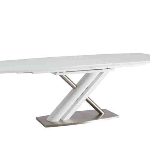 Masa din MDF Alzano White, L180-230xl95xh76 cm