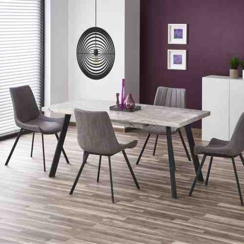 Masa din MDF si metal Dallas, L160-220xl90xh76 cm