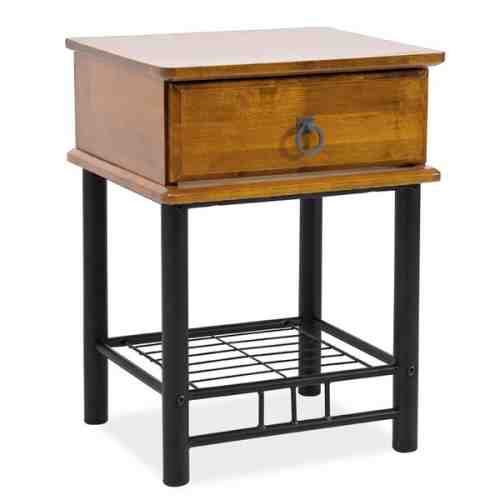 Noptiera din lemn si MDF ET-747 Oak